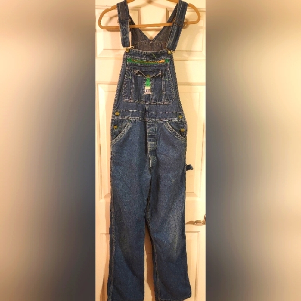 Retro Urban Outfitters Medium Wash Women's Liberty Overalls Made in the USA